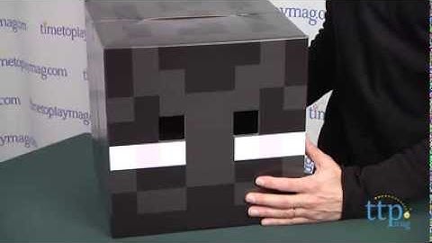 Minecraft Enderman Cardboard Head from Spin Master