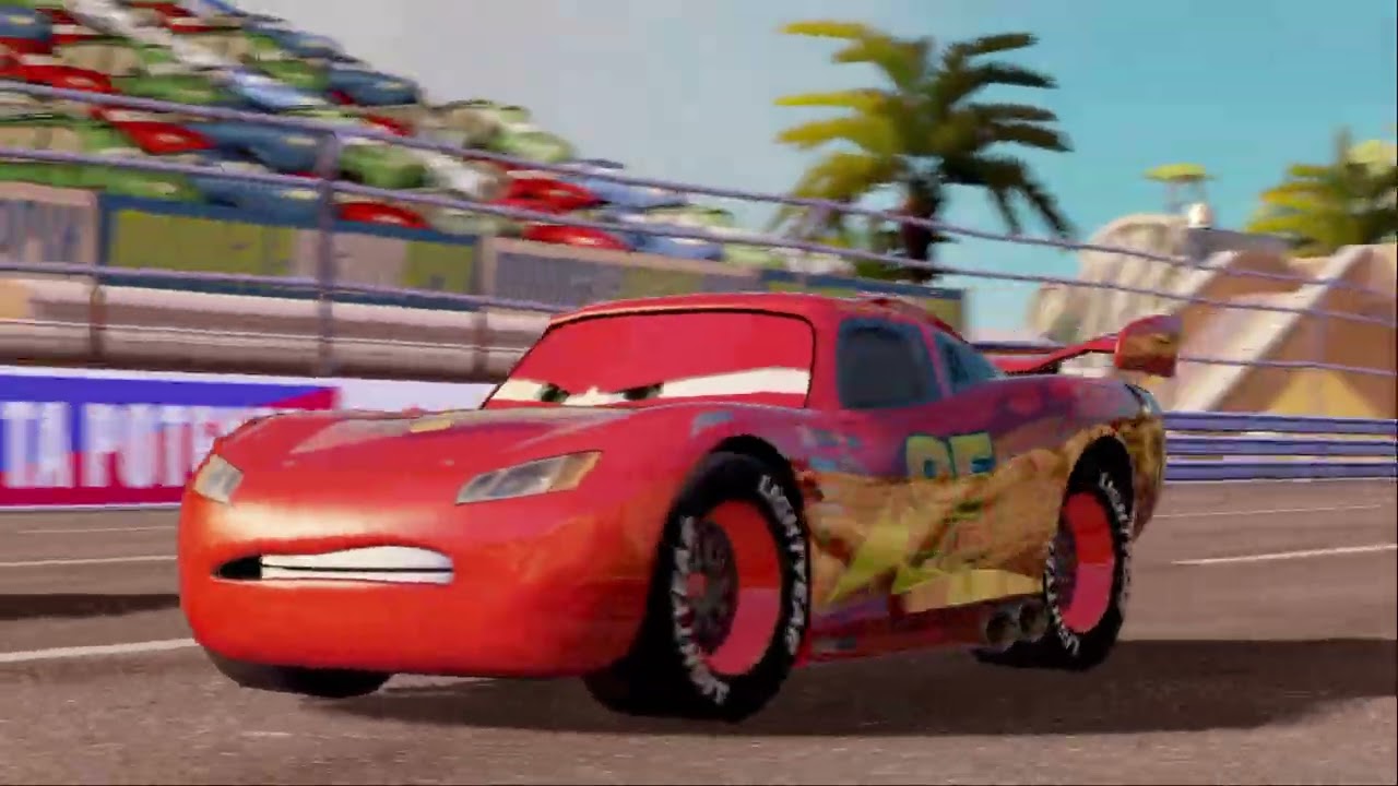 Видеоигра «Тачки 2» (аркадная) Радиатор-Спрингс, команда «Молния» — все миссии мирового Гран-при