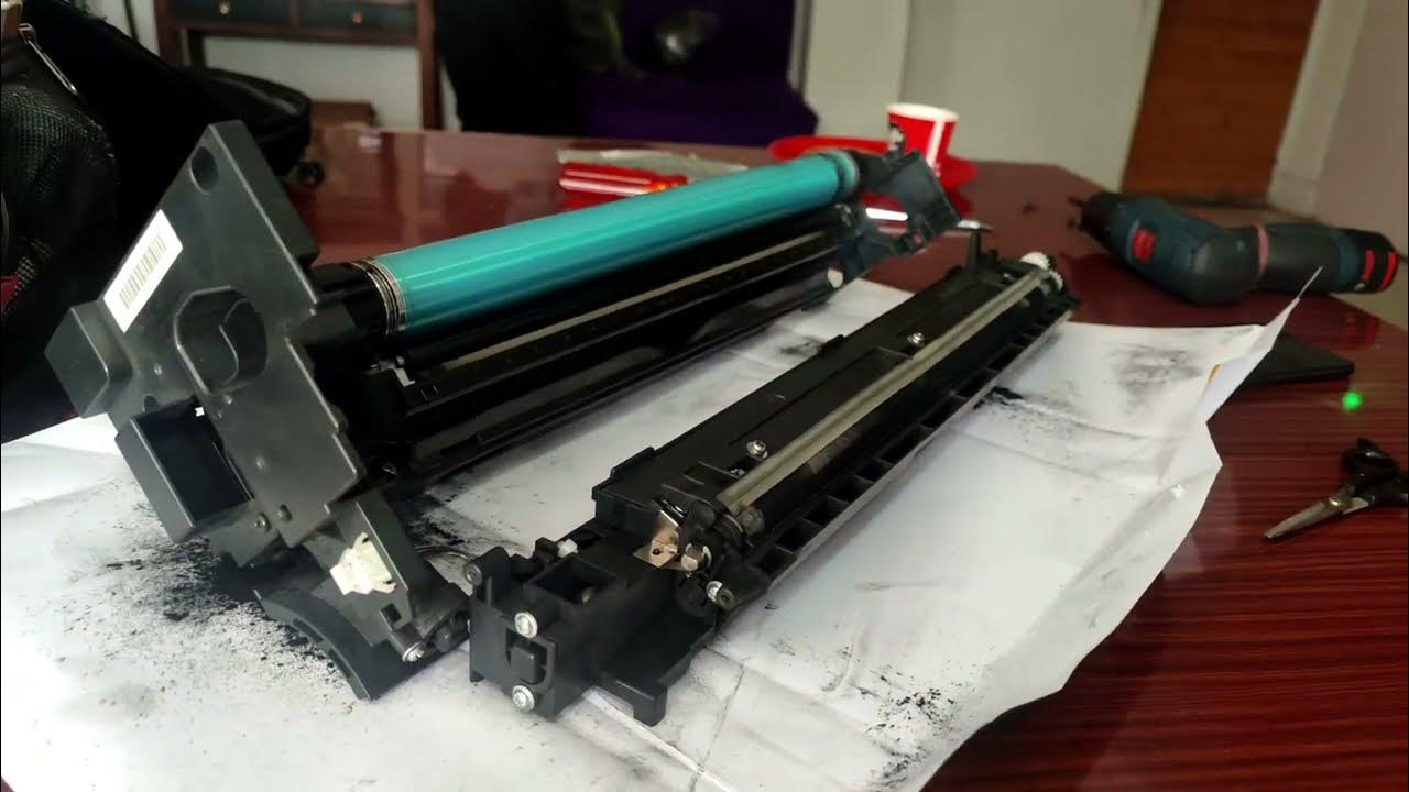 HOW TO REPLACE / CHANGE DEVELOPER ON KONICA MINOLTA PHOTOCOPIER 226i