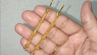 Gold matilu with weight|| gold ear chain matilu
