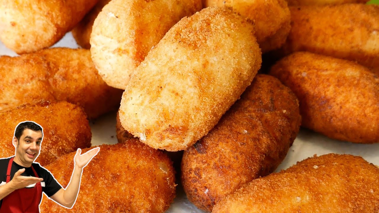 🔥 Croquetas Cremosas en Minutos 🕒 | Receta sin Harina de Trigo