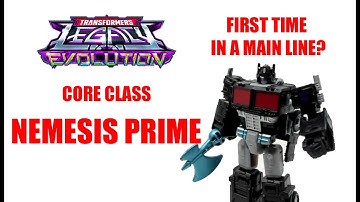 UNBOXING AND BLIND TRANSFORMATION OF TRANSFORMERS LEGACY EVOLUTION CORE CLASS NEMESIS PRIME