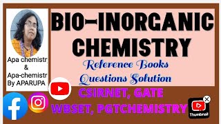 Bio-Inorganic Chemistry Reference Books Questions 💯🎯‼️✅| #chemistry 