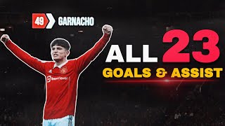 Alejandro Garnacho - All 23 GOALS \& ASSISTS in 2022 for Manchester United \& Argentina
