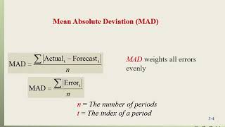 Forecasting  Part 2 (Accuracy Measures)