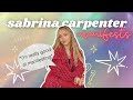 Sabrina Carpenter manifesting things for 5 minutes