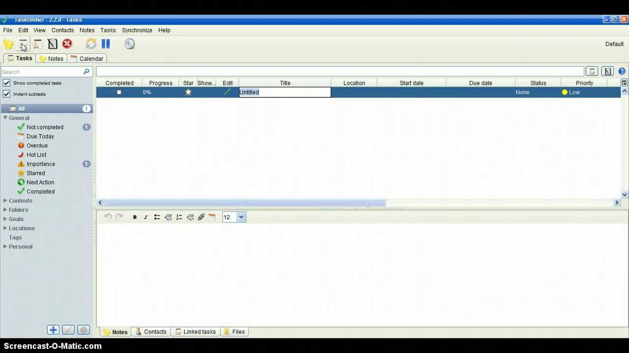 TaskUnifier Training - YouTube