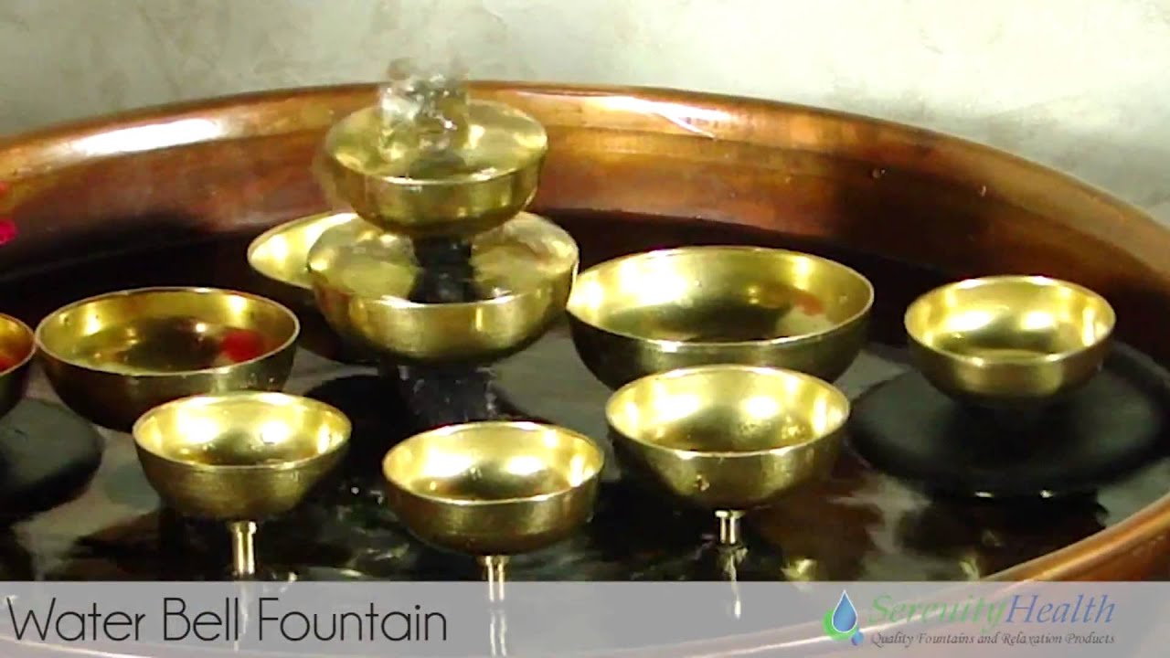 Woodstock Water Bell Fountain by Serenity Health WWBF2 YouTube