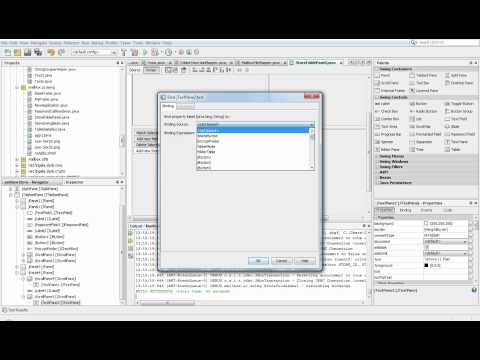 NetBeans IDE binding value
