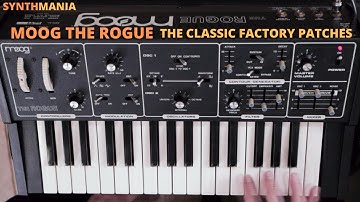 Moog Rogue - the nineteen classic factory patches