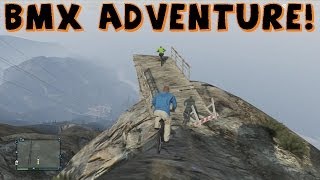 Grand Theft Auto 5 Online | Mt Chiliad Extreme Downhill BMX Adventure