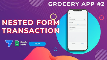 Grocery Part 2 | Transaction #appsheet #tutorial