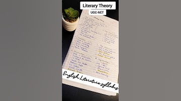 Literary Theory Syllabus (Unit-9) UGC-NET English literature #ugcnet #englisliterature