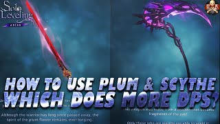 [Solo Leveling: Arise] - How Full Bloom works \& Scythe skill! Scythe vs Plum! Which does more dmg?