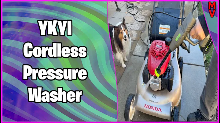 Best Cordless Washer? YKYI Cordless Pressure Washer || MumblesVideos Product Review