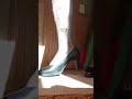 Gentle Heel Tapping 👠 Black High Heels in Sunlight ASMR