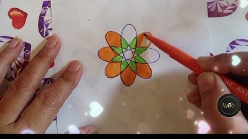 how to draw flowery curve with a Spirography#circle #mindblowing #geometrical #paintwithnart #circle