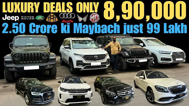 Delhi’s BIGGEST Luxury Car Market: Range Rover, Mercedes, Audi, Jeep from ₹8.90 Lakh!