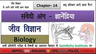 Biology Chapter 14 | संवेदी अंग | ज्ञानेंद्रियां | Sensory System Science | जीवविज्ञान | JeevVigyan