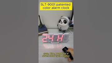 🌈 Stunning Looks! A Must-Have Multifunctional Colorful LED Clock 🎉✨  #clock #gift #alarm clock
