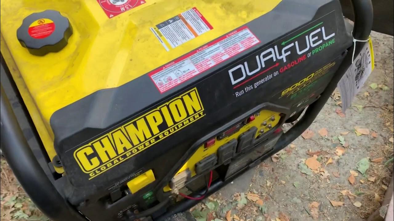 Champion 100155 Generator conversion to Natural Gas Quick Shortcut