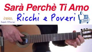 Sarà Perchè Ti Amo - Ricchi e Poveri - Chitarra chords