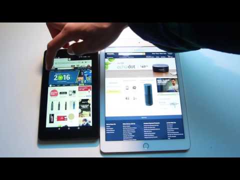 Apple iPad Air 2 vs the Amazon Kindle fire 7 