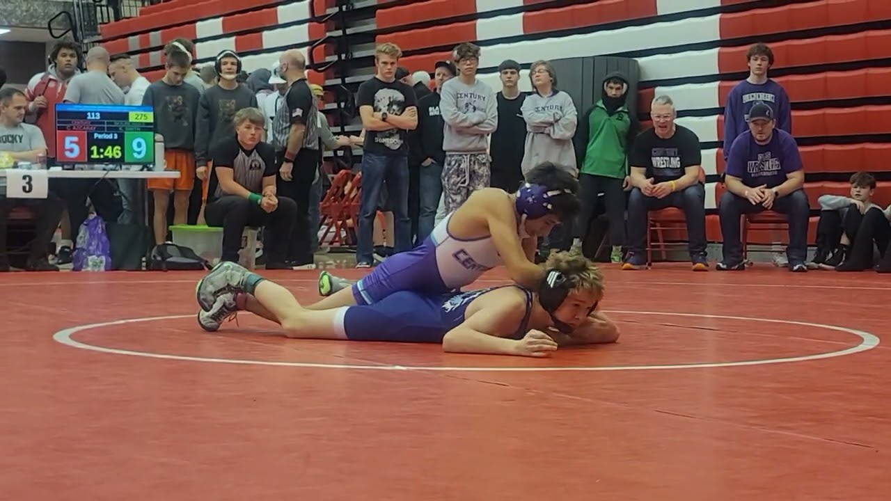 Madison invite v Century 1/10/26 113# 5th place match