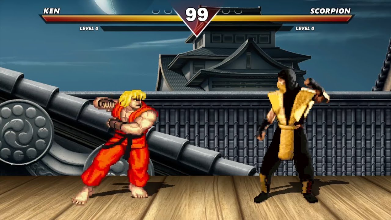 KEN VS SCORPION - HIGH LEVEL INSANE FIGHT!