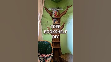 I made a TREE BOOKSHELF for my Daughter