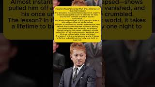 Masahiro Nakai’s Scandal That Ended His Career #classichollywood #hollywoodscandals