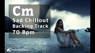 Sad Chill Out Guitar Backing Track in C Minor - 70 Bpm chords