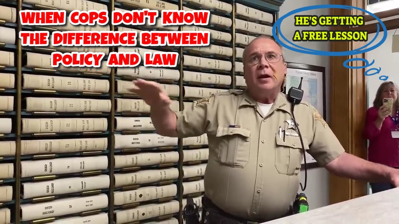 Cops Get Educated | Policy Is Not Law - YouTube