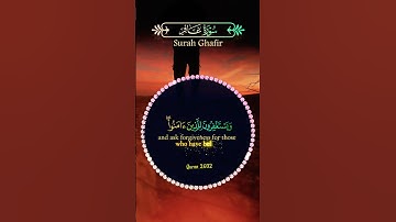 سورة غافر #quran #اكسبلور #القران_الكريم  #قران_كريم  تلاوة مباركة بصوت جميل