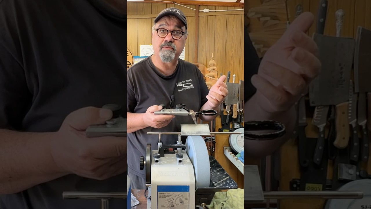 Sharpening Scissors; What Angle?