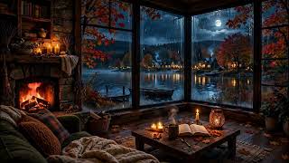 🍂 Cozy Autumn Rain by the Window — 9 Hours of Soft Rain for Sleep & Relaxation