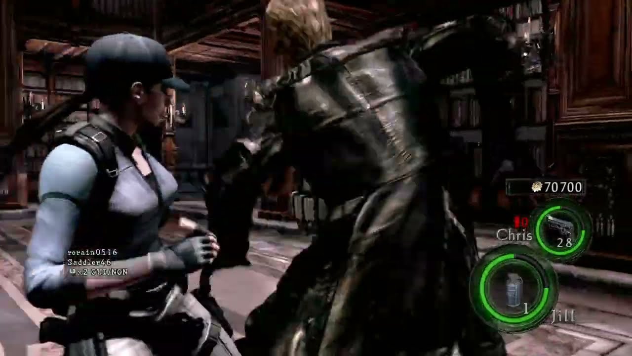 RESIDENT EVIL5 Lost In Nightmare - Co-op PRO 175,190 pts  - End Only