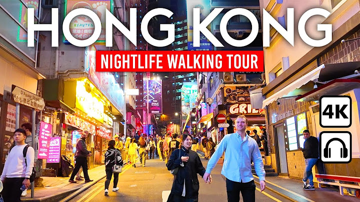 HONG KONG at Night 🇭🇰 4K Nightlife Walking Tour