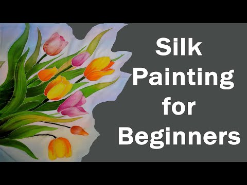 Video: How To Paint On Silk