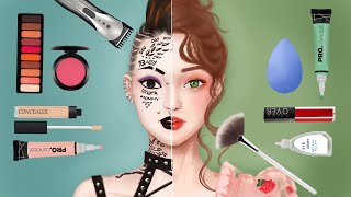Makeup Animation DRASTIC BEAUTY MAKEOVER // Korean Beauty Makeup Stop Motion screenshot 1