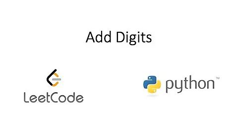 Leetcode - Add Digits (Python)