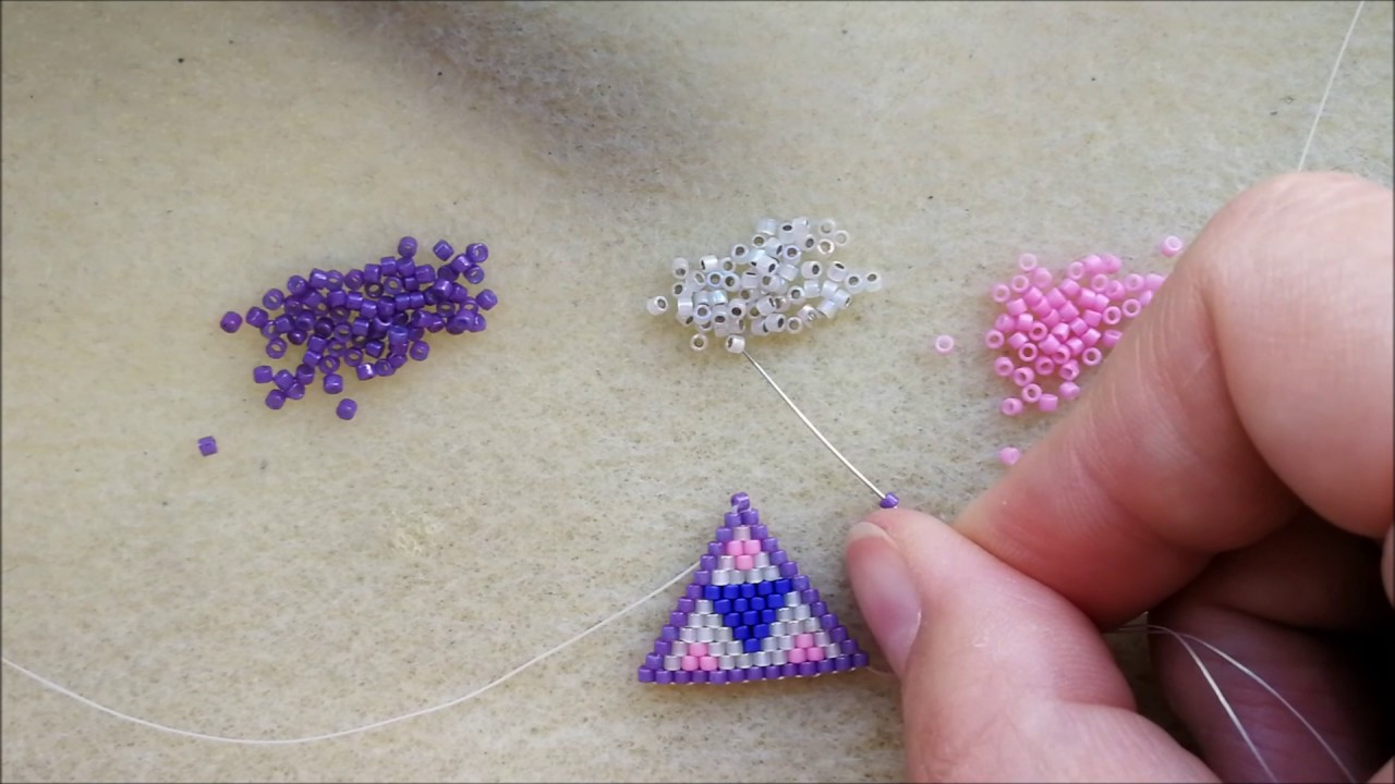 Brick stitch jak zrobic tutorial DIY Beads.pl