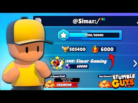 Winning 6000 Crowns | Stumble Guys 👑