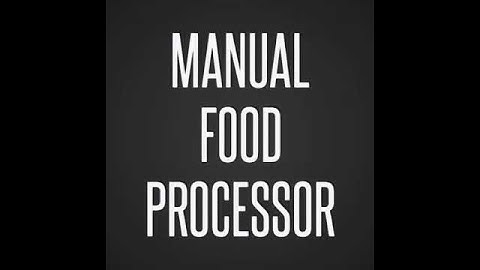 Manual Food Processor from Pampered Chef