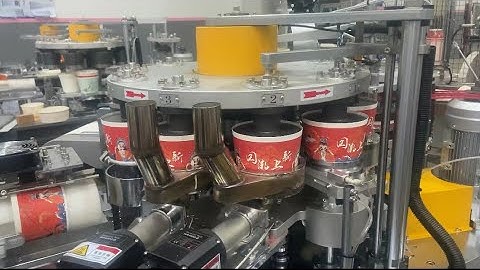 High stable speed:120pcs/min paper bowl making machine #paperbowl