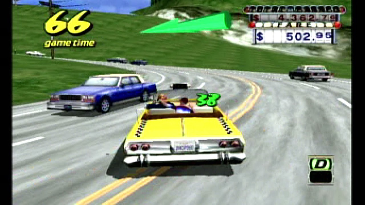 Crazy Taxi - Arcade mode as BD Joe