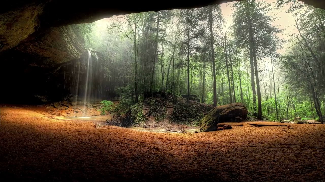Rain sounds for sleeping, moods calm