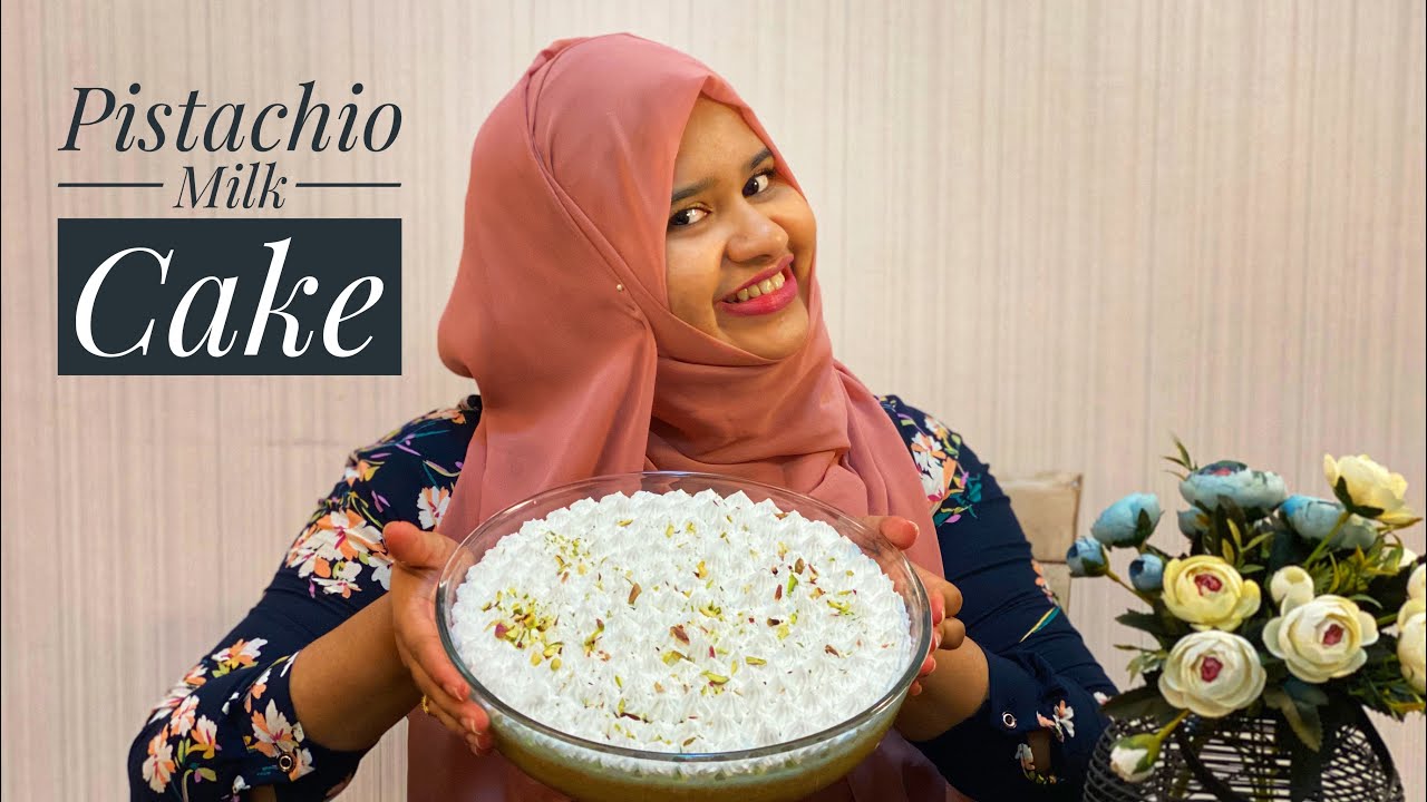 Pistachio Milk Cake || Desserts || Nims Innovations