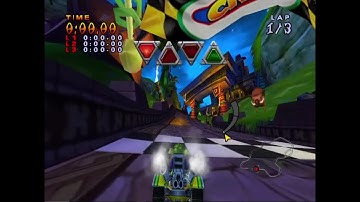 Crash Nitro Kart - Tiny Temple  WR - 2:11:76 (NTSC)