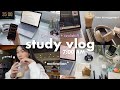 Study vlog  how i manage my time healthy routine as a premed cafe hop too much caffeine 